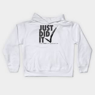 Just did it - check THAT off my Bucket List – black Kids Hoodie